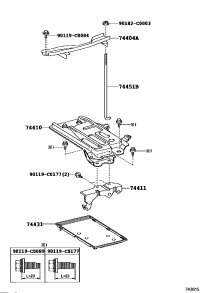 7440402530-CLAMP SUB-ASSY, BATTERY