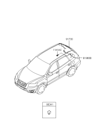 916862B050-WIRING ASSY-TAIL GATE EXTENSIO