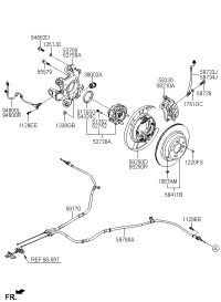 584113M020-Disc assy-rr brake