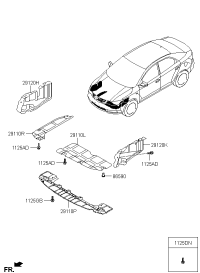 291101M201-PNL ASSY-UNDER COVER
