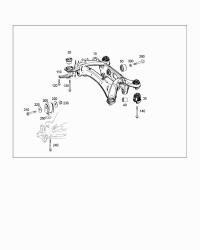 2043500175-MOUNTING,AXLE BEAM R/F-M(W166)