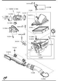LFHH20210-BRACKET,AIR CLEANER