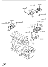 BFF839080-BRACKET NO.4,ENGINE