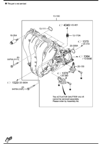 LF6213100K-MANIFOLD INTAKE