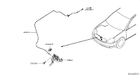 656209W100-CABLE ASSY-HOOD LOCK CONTROL