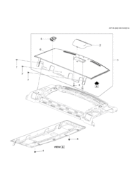 95212235-Garnish, rr. sill (incl. 2-6)