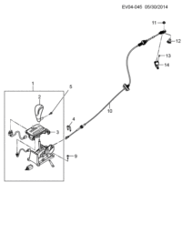 95211949-Control, automatic transmission (incl. 2,3, 5)