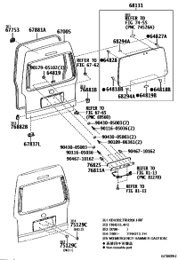6700526A60-PANEL SUB-ASSY, BACK DOOR