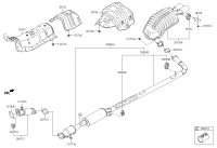 28710B3650-Muffler assy-rr
