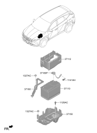 37112N8000-Insulator, battery
