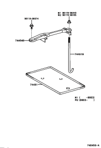 7440460130-CLAMP SUB-ASSY, BATTERY
