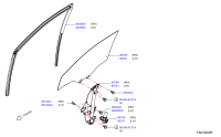 803305JG0A-GLASS RUN RUBBE