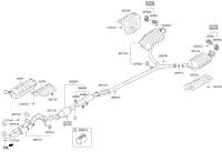 286103V300-MUFFLER ASSY-FRT