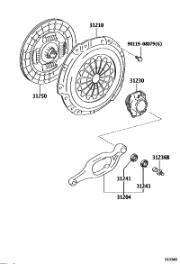 3121035310-COVER ASSY, CLUTCH