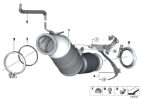 18328690327-Catalytic converter near engine