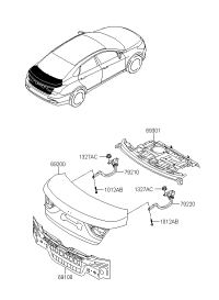 69100B3000-PANEL ASSY-BACK