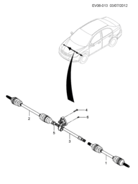 9048906-Shaft, front drive half