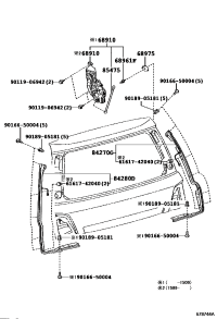 6891069025-UNIT ASSY, POWER BACK DOOR