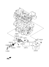 2545003440-PIPE ASSY-HEATER
