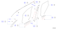 769111DA0A-GARNISH ASSY-FRONT PILLAR,RH