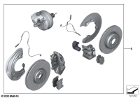 34112458884-Red kit sports brake