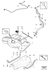 30722611-RADIATOR HOSE W124/E200/E220