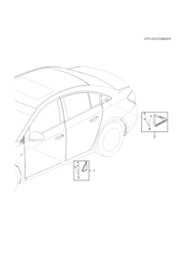 95062831-Garnish assy-body side up (inc.3)