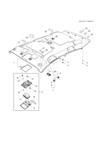 11569966-Clip (9 parts), sunvisor