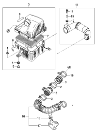 281103E100-CLEANER ASSY, AIR