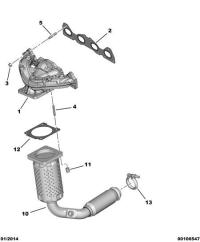 0341G2-MANIFOLD, EXHAUST