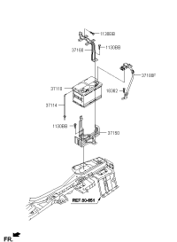 37180E6000-Sensor assy., battery
