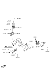 21810E5000-BRACKET ASSY-ENGINE MTG