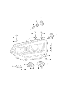 5TD941753-Halogen double head lamp