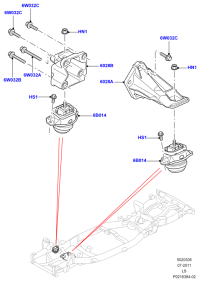KKB500760-BRACKET,HARNESS
