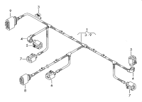 7P6971073B-Harness frt frame