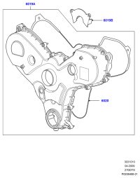 LR014305-GASKET,W.PUMP INLET