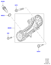 LR004786-TENSIONER,TIMING BELT