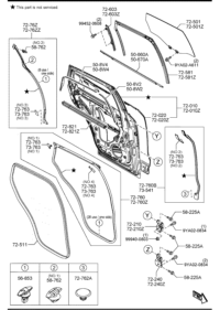 KD5H72762-Clip (r), weatherstrip