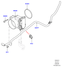 LR021952-HOSE ASSY-EGR COOLER,OUT