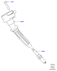 LR035548-IGNITION COIL-LR/DISC IV L319/