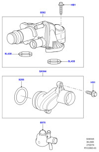 LR009562-THERMOSTAT ASSY