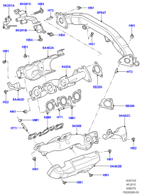 LR013134-GASKET,W.PUMP INLET