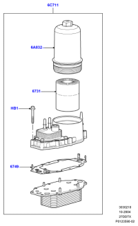 1311289-CARTRIDGE,OIL FILTER