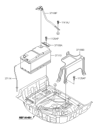 371803M100-Sensor assy., battery