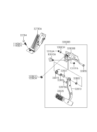 328003M000-PEDAL ASSY-BRAKE