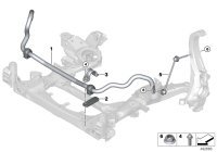 31306870666-STABILIZER FRONT WITH RUBBER313530