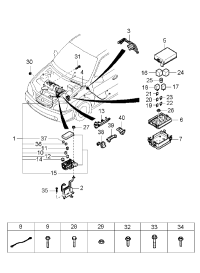 368604X000-RELAY ASSY-GLOW PLUG