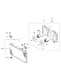 0K2FA15200A-RADIATOR ASSY