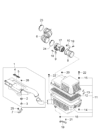0K2FA13320A-AIR CLEANER