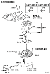 335040N050C0-KNOB SUB-ASSY, SHIFT LEVER